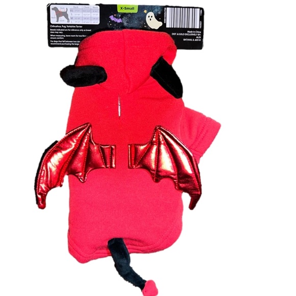 XS winged Devil Dog Costume - Picture 2 of 6